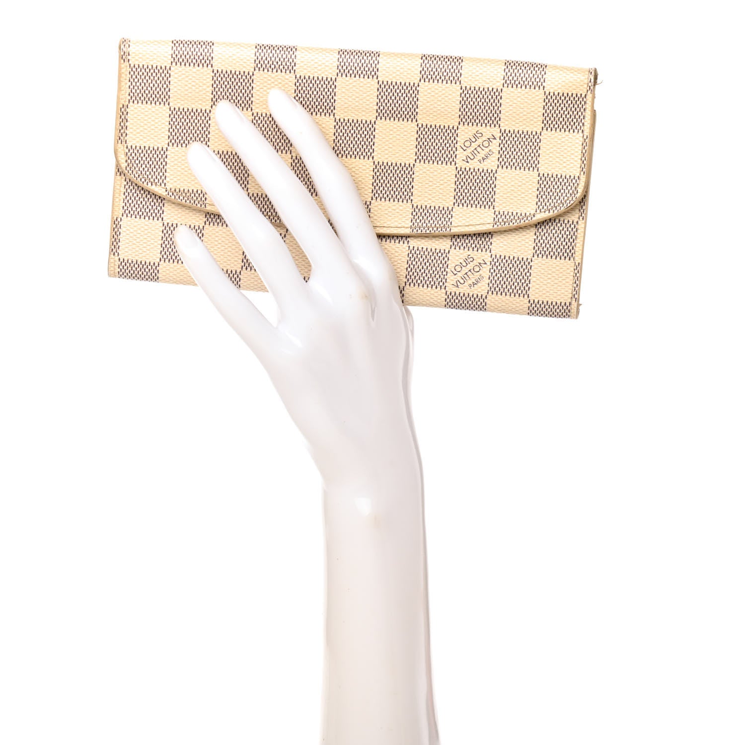 Louis Vuitton Damier Azur Emilie Wallet 2 of 11