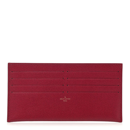 Louis Vuitton Calfskin Felicie Card Holder Insert Fuchsia 1 of 6