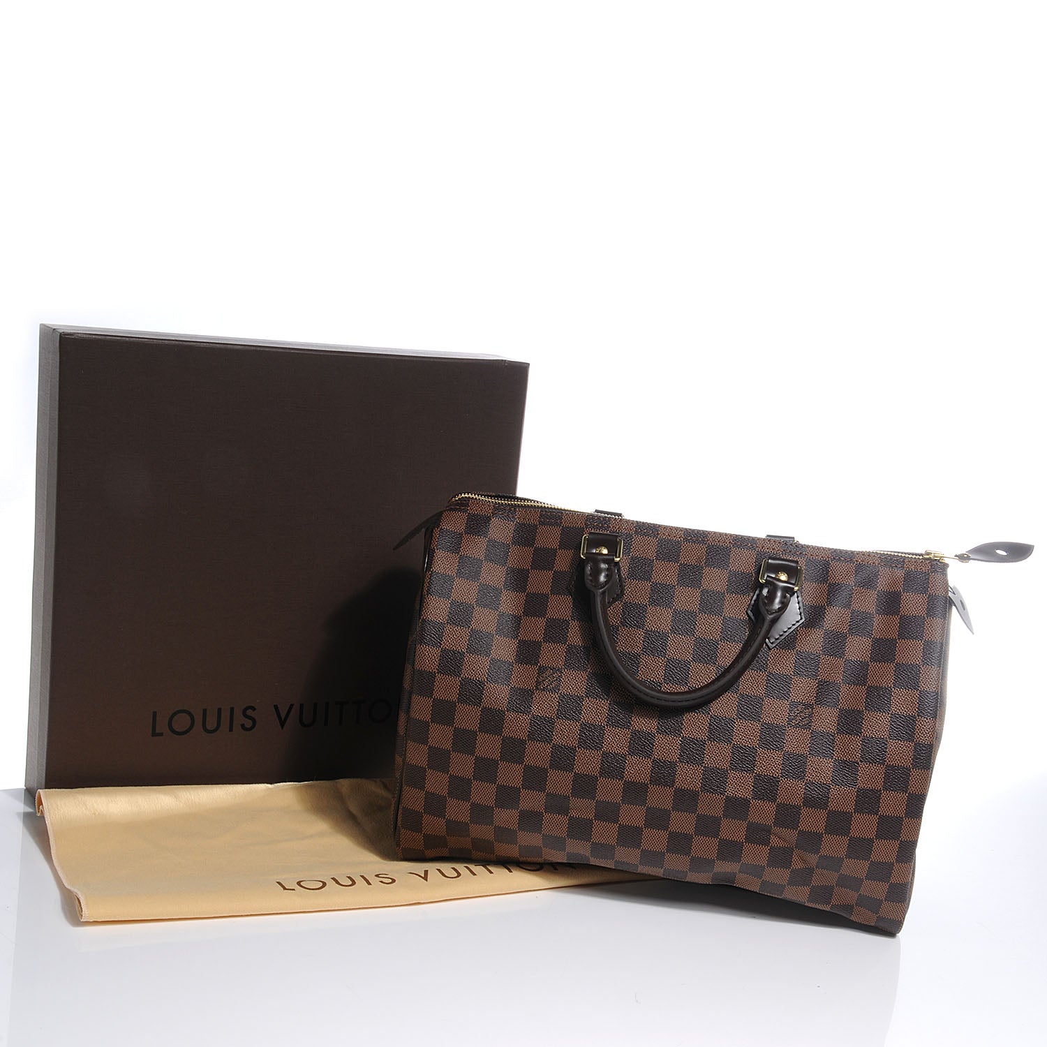 Louis Vuitton Damier Ebene Speedy 35 5 of 8
