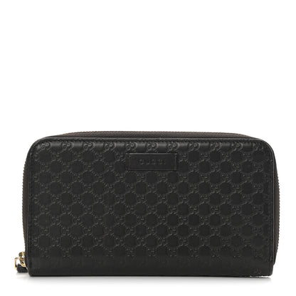 Gucci Microguccissima Zip Around Wallet Black 1 of 11