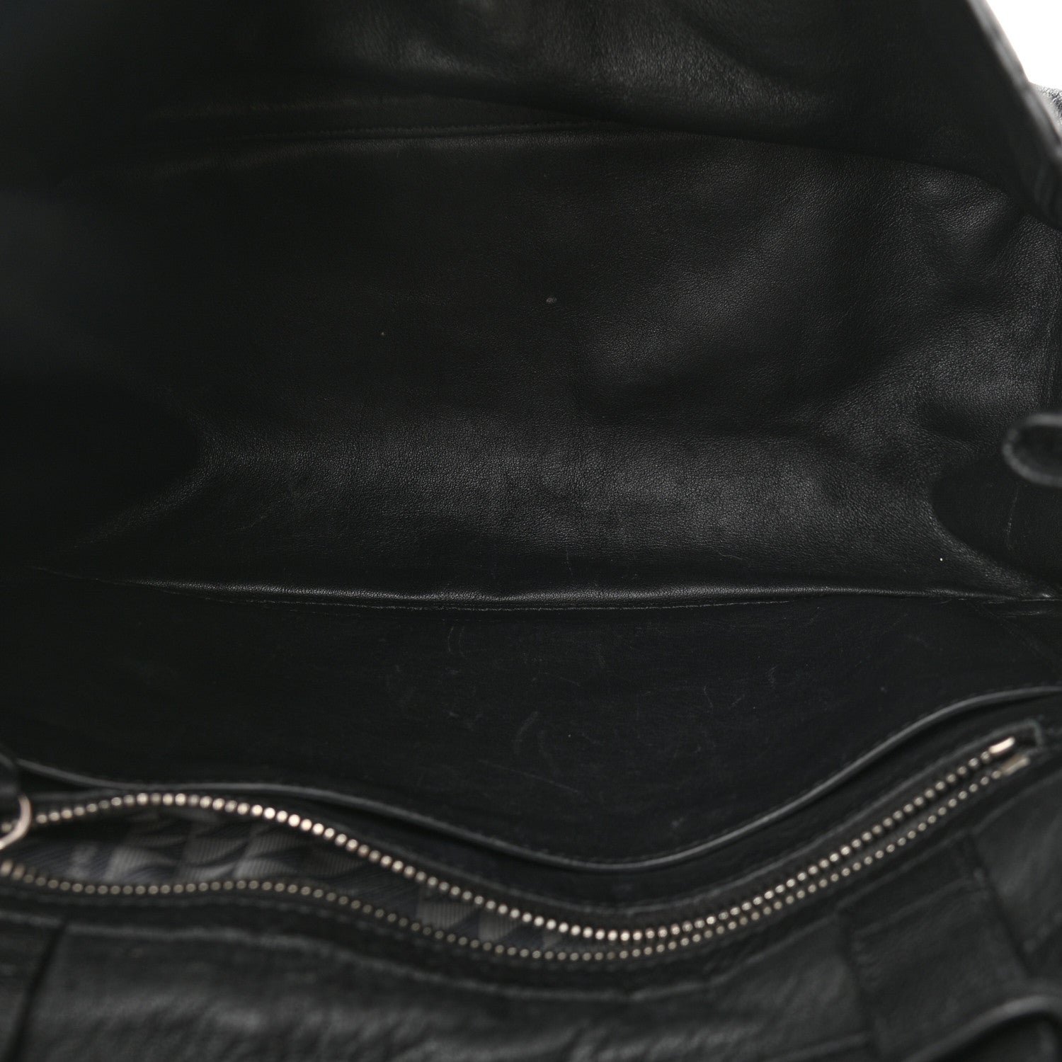 Proenza Schouler Calfskin Lizard Embossed Large Courier Bag Black 5 of 9
