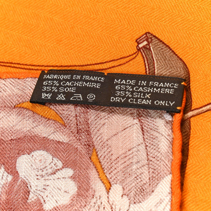Hermes Cashmere Silk Tous Les Bateaux du Monde Shawl 140 4 of 4
