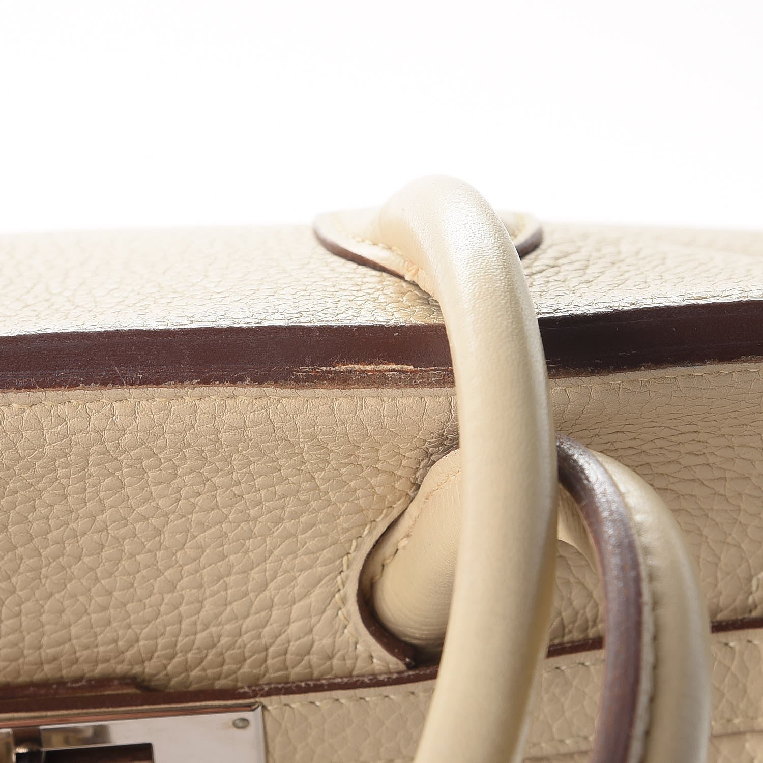 Hermes Taurillon Clemence Birkin 35 Parchemin 55 of 56