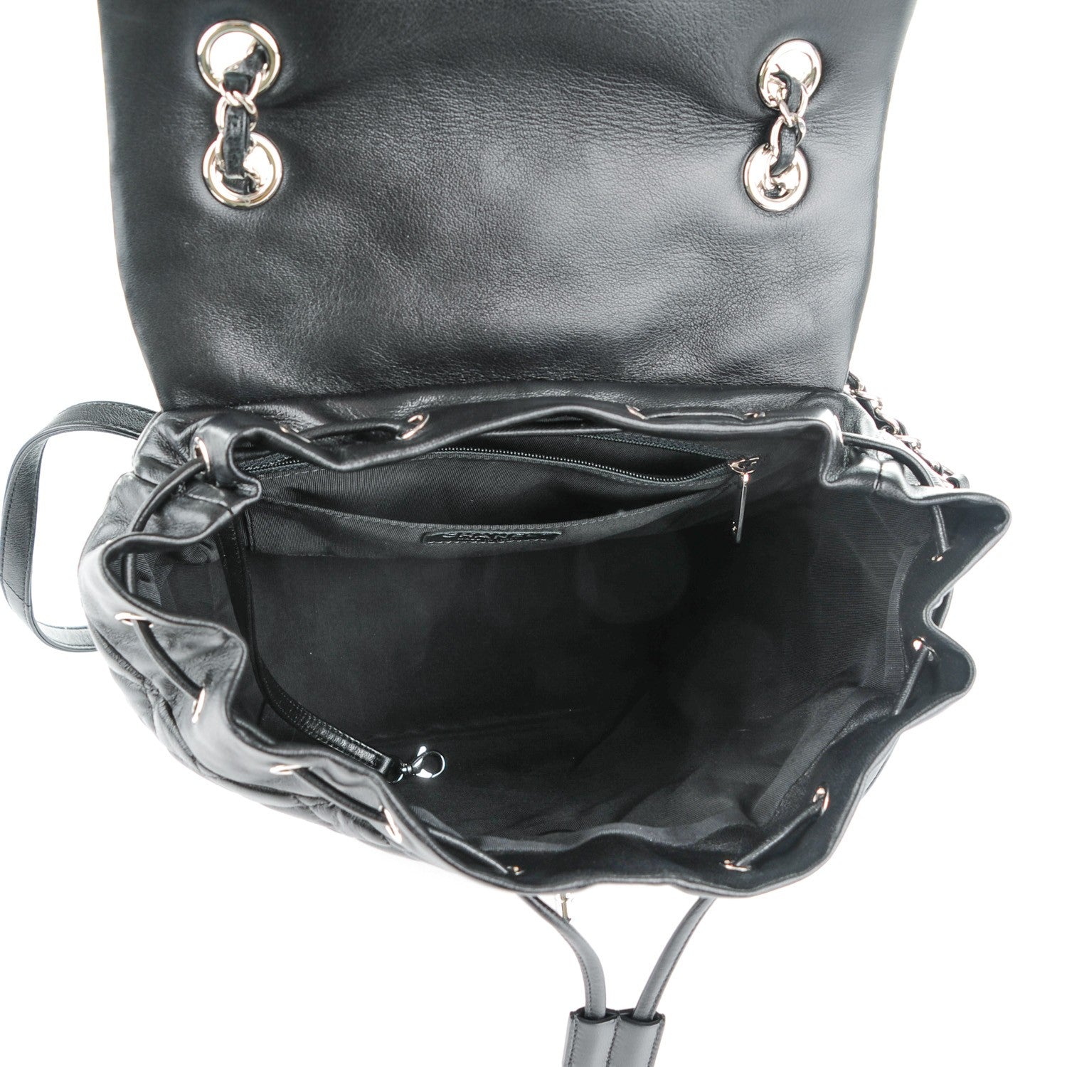 Chanel Lambskin Quilted Large Urban Spirit Backpack Black 5 of 7