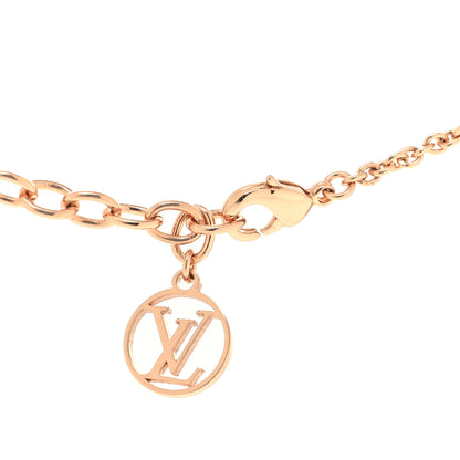 Louis Vuitton Metal Crystal LV Iconic Necklace Blush Pink 3 of 5