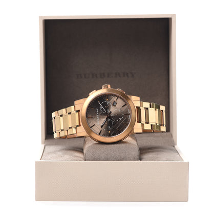 Burberry Stainless Steel 42mm Chronograph Quartz Watch Taupe BU9353 6 of 6