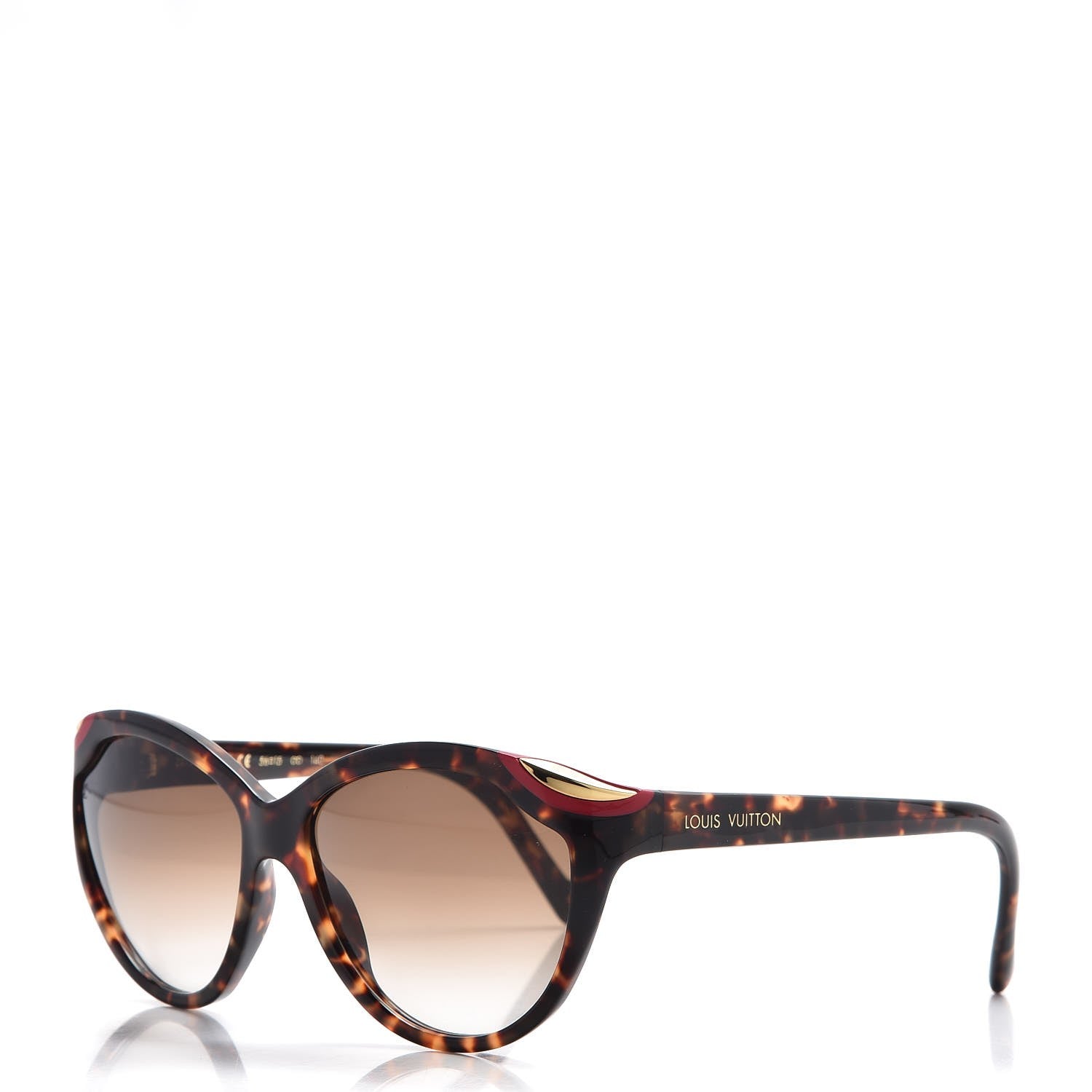 Louis Vuitton Ivy Cat Sunglasses Z0736W Tortoise 1 of 7