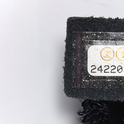 Chanel Sequin Do Not Disturb Minaudiere Clutch Black Gold 6 of 12
