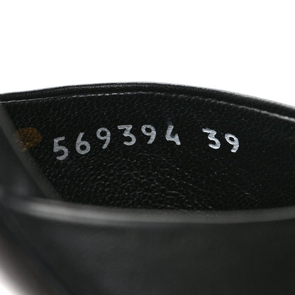 Balenciaga Soft Nappa BB Square Knife Pointed Toe 40mm Mules 39 Black 6 of 8