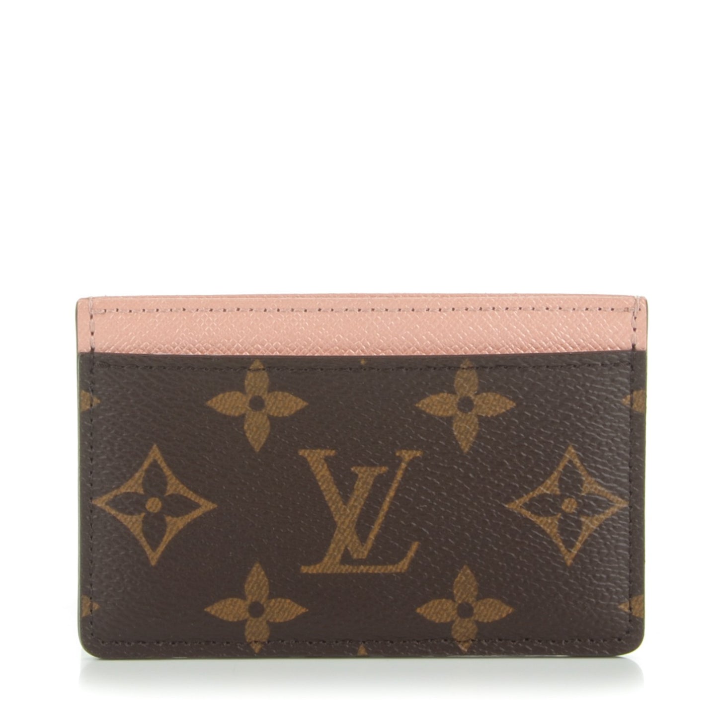Monogram Card Holder Rose Nacre