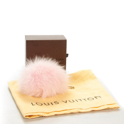 Louis Vuitton Fuzzy Bubble Bag Charm Light Pink 3 of 5
