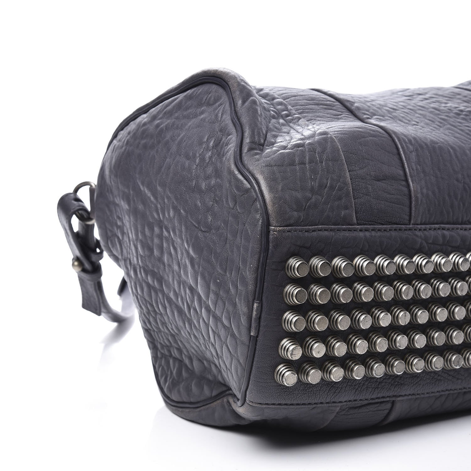 Alexander Wang Pebbled Lambskin Rocco Tundra Silver Hardware 5 of 10