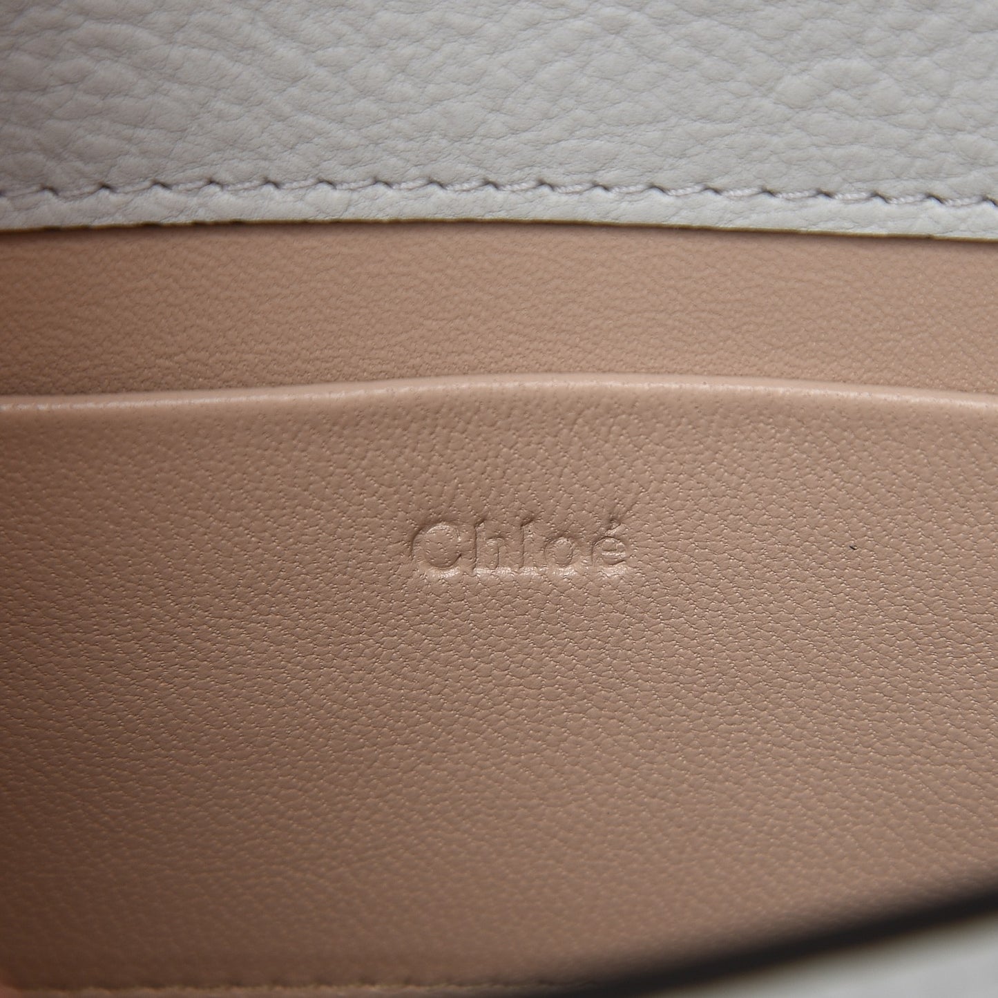 Calfskin Small Nile Bracelet Minaudiere Bag Airy Grey