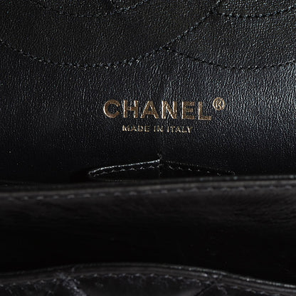 Chanel Metallic Calfskin 2.55 Reissue Flap 227 Blue 8 of 9