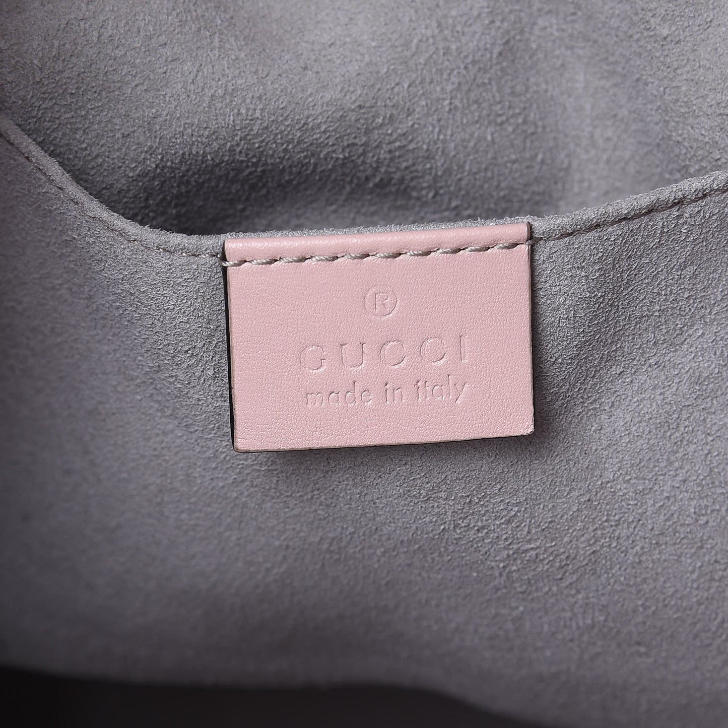 Calfskin Matelasse Sylvie Web GG Marmont Bucket Bag Perfect Pink