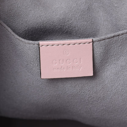 Gucci Calfskin Matelasse Sylvie Web GG Marmont Bucket Bag Perfect Pink 6 of 9