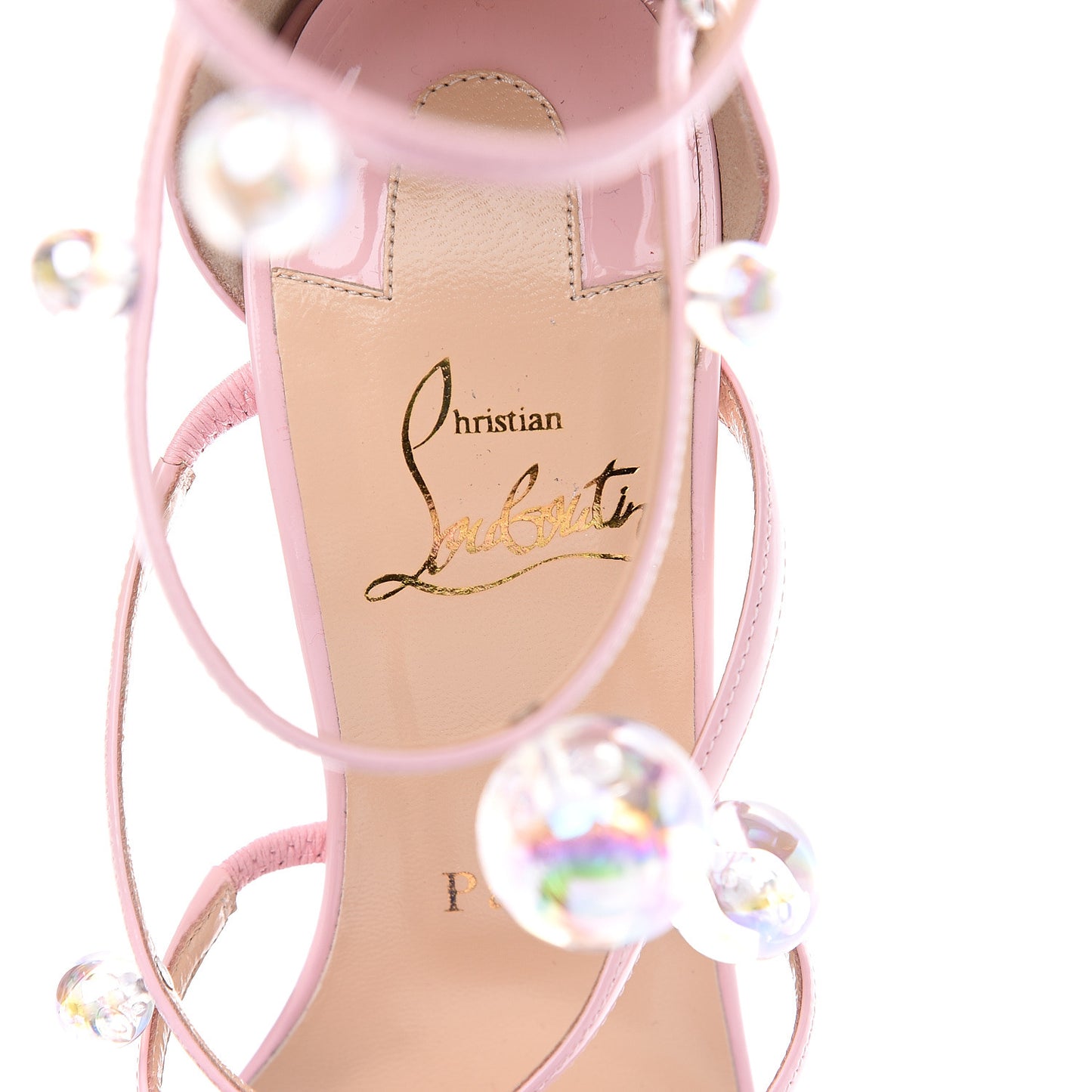 Patent Atonana 100 Sandals 38.5 Pompadour Clear