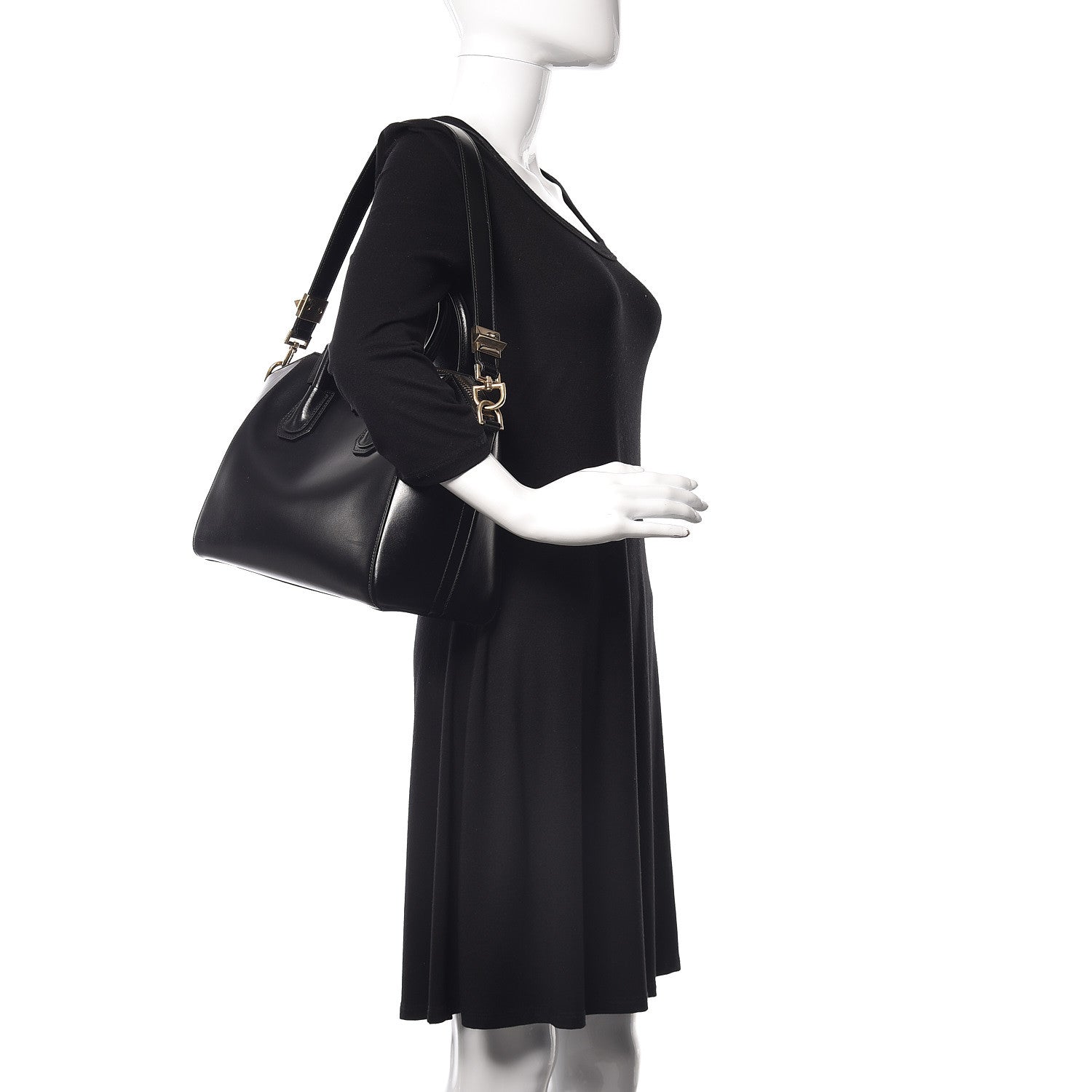 Givenchy Shiny Lord Calfskin Small Antigona Black 2 of 12