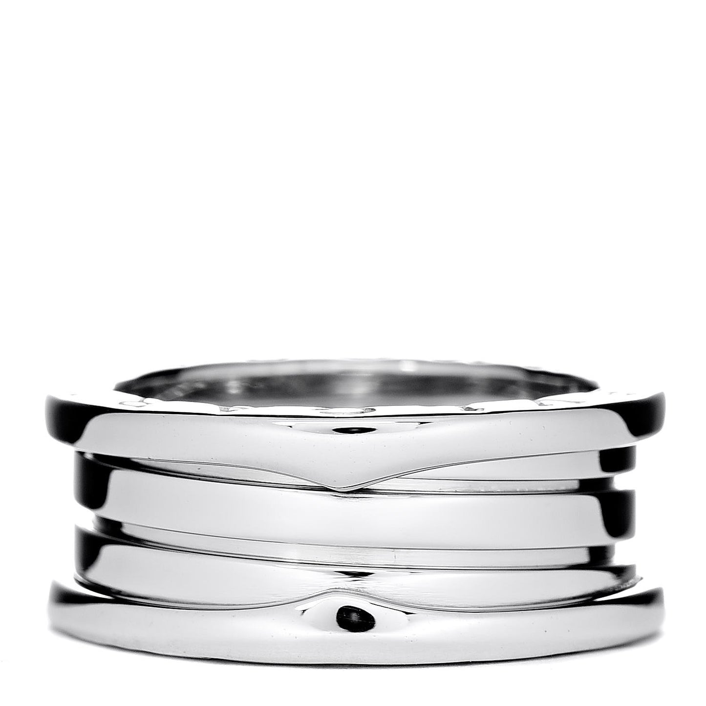 18K White Gold B.Zero1 Three-Band Ring 56 7.5