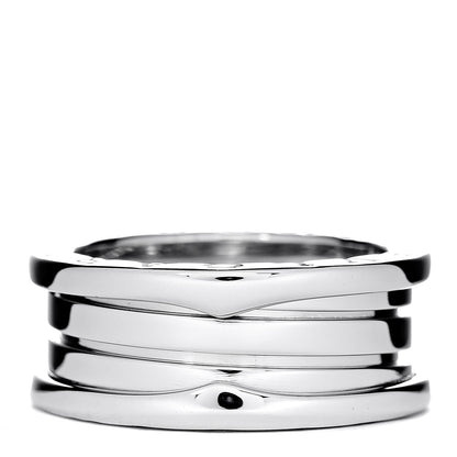 Bulgari 18K White Gold B.Zero1 Three-Band Ring 56 7.5 1 of 6