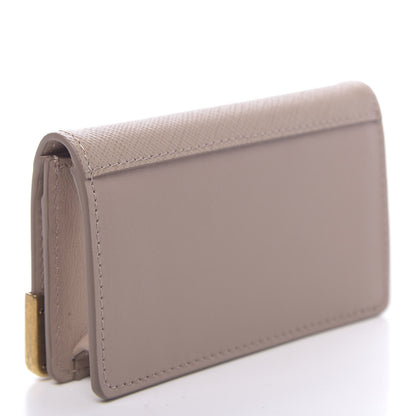 Prada City Calf Saffiano Cahier Astrology Card Case Cipria 3 of 7