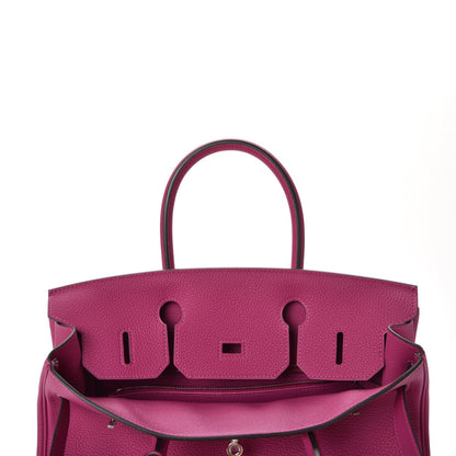 Hermes Togo Birkin 30 Rose Pourpre 9 of 38