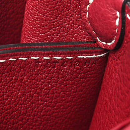 Hermes Evercolor Sac Roulis 23 Rouge Grenat 7 of 9