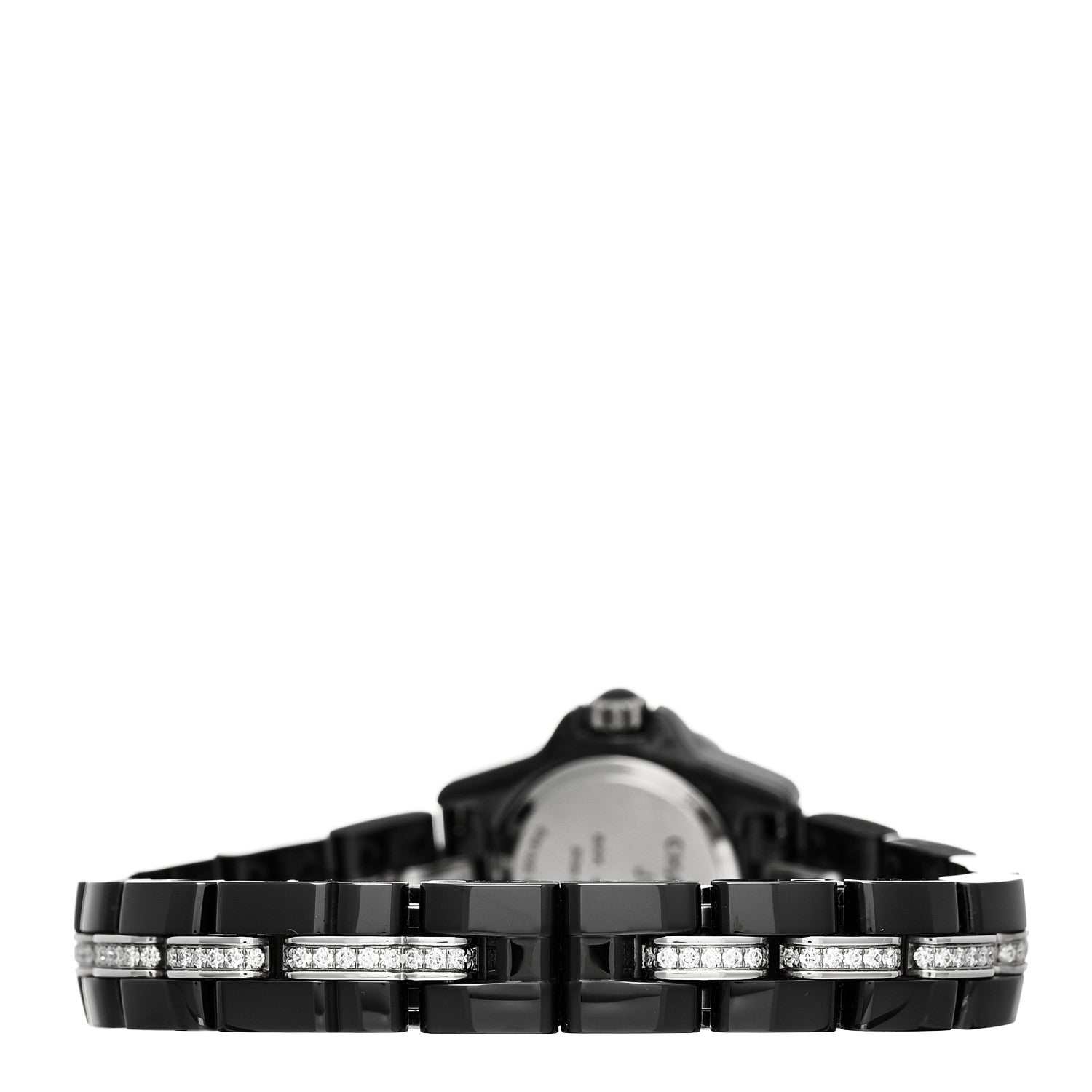 Chanel Stainless Steel Ceramic Diamond Bezel 19mm J12 XS Quartz