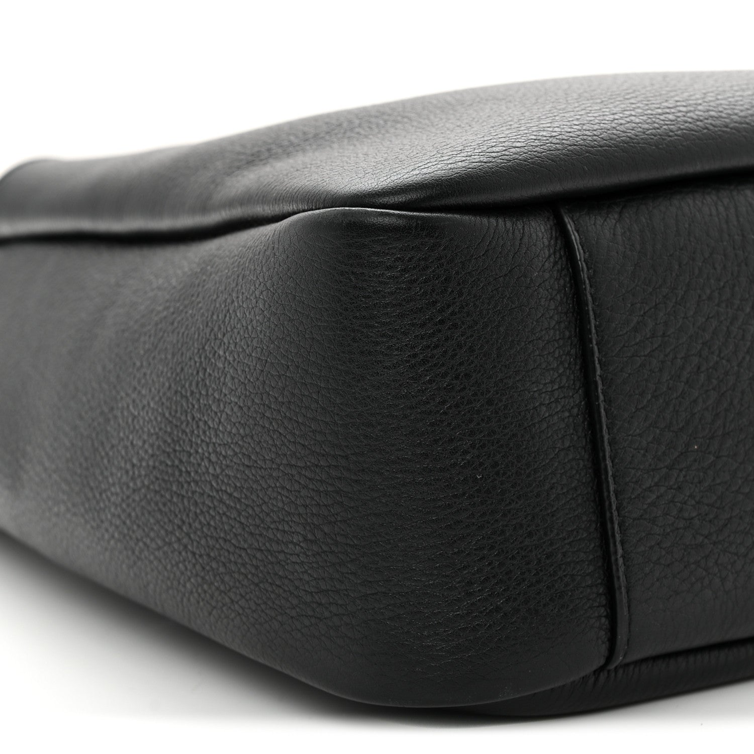 Saint Laurent Grained Calfskin Small Le 5 A 7 Soft Hobo Black 9 of 11