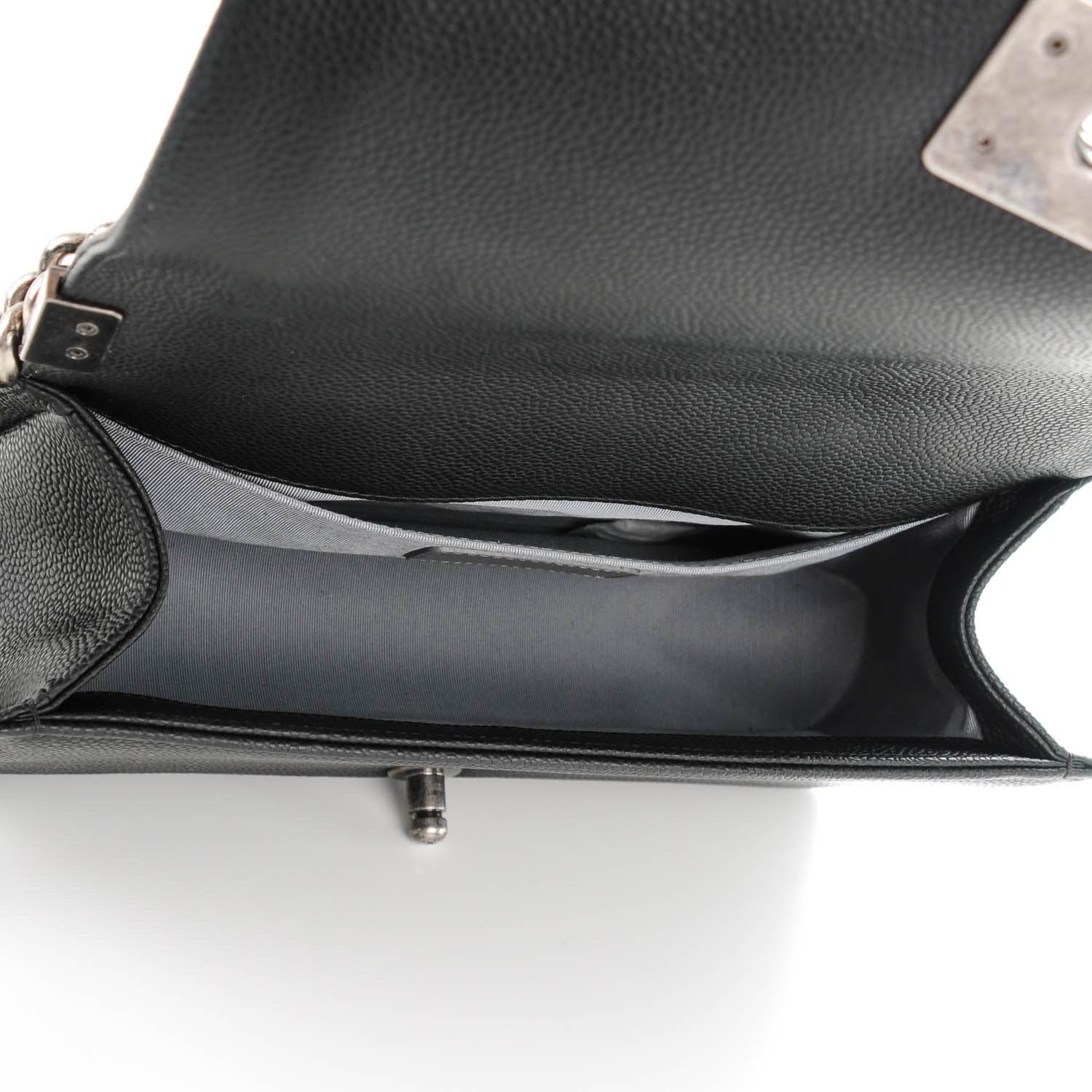 Chanel Caviar Quilted Medium Boy Flap Black 5 of 7