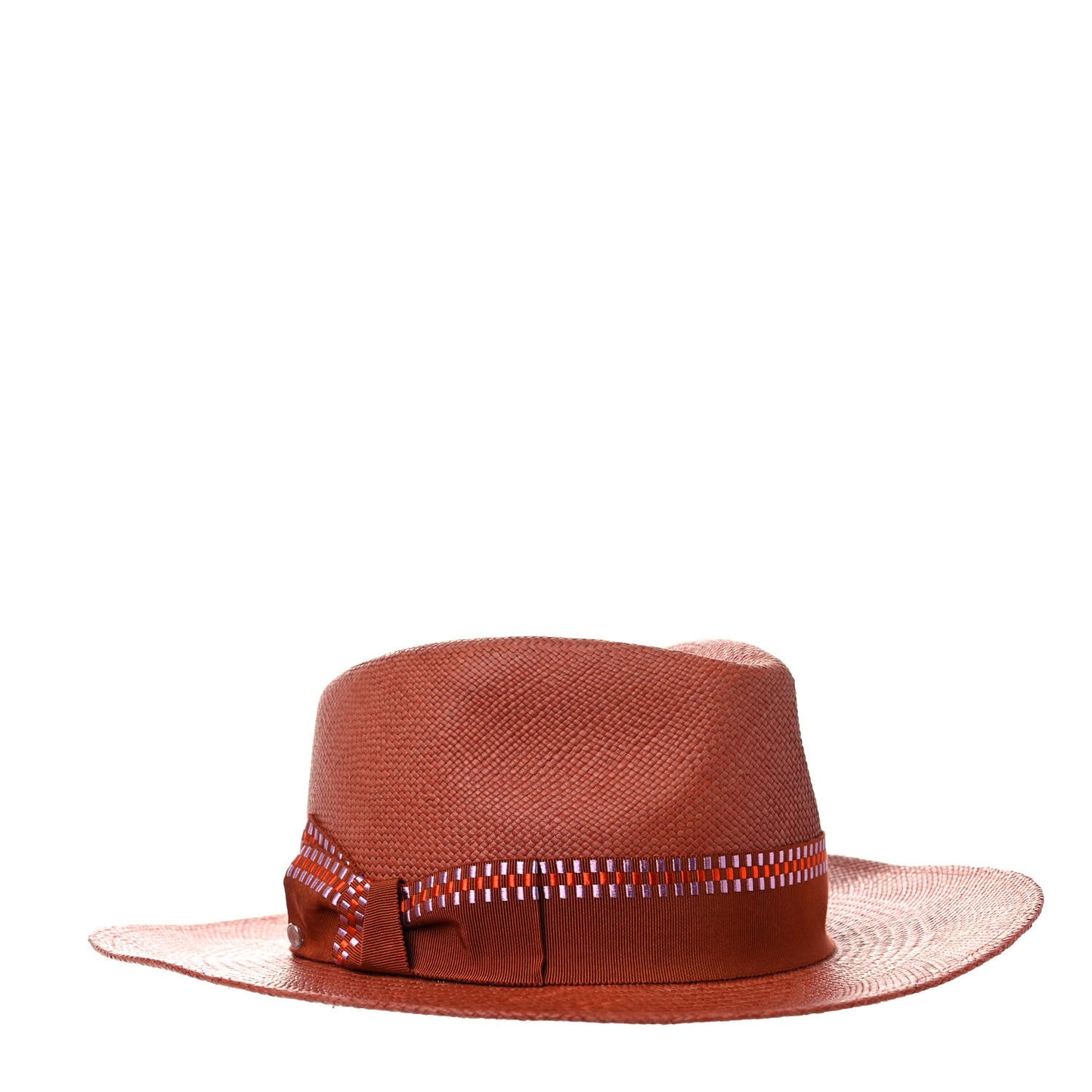 Straw Esperance Panama Hat 57 Terracotta