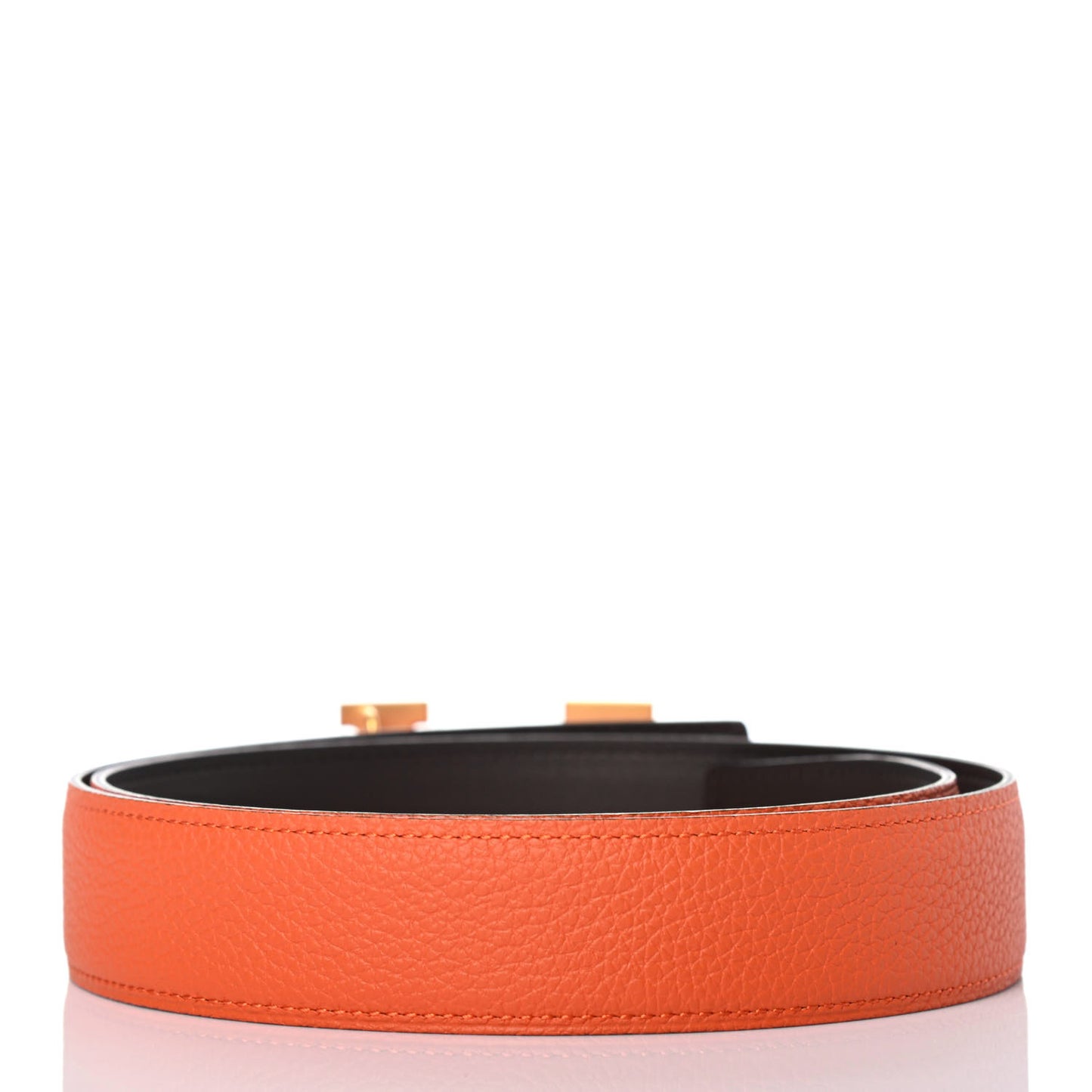 Box Togo 32mm Martelee H Belt 80 Chocolate Orange