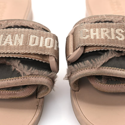 Christian Dior Nylon Camouflage Dio(r)evolution Slide Sandals 39 Nude 10 of 10