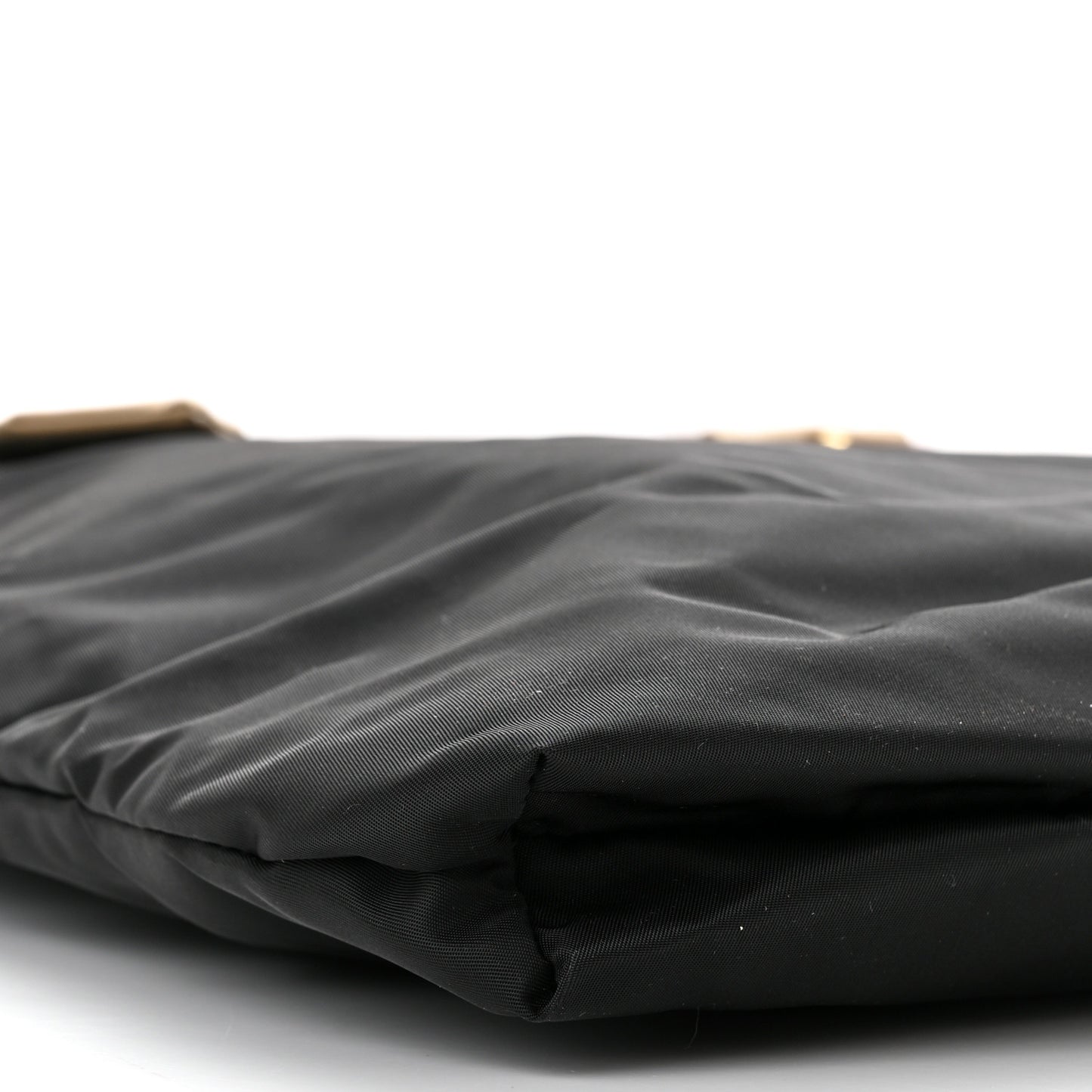Nylon Trench Medium Trench Tote Bag Black