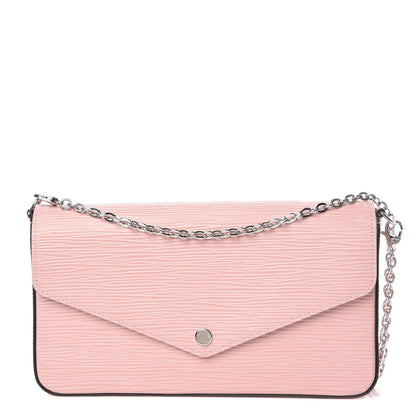 Louis Vuitton Epi Pochette Felicie Rose Ballerine 1 of 9
