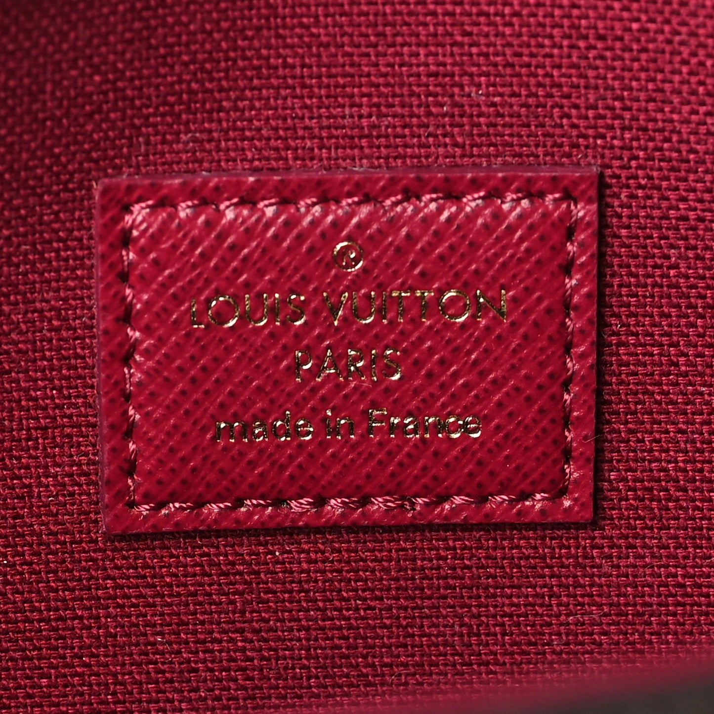 Monogram Pochette Felicie Chain Wallet Fuchsia