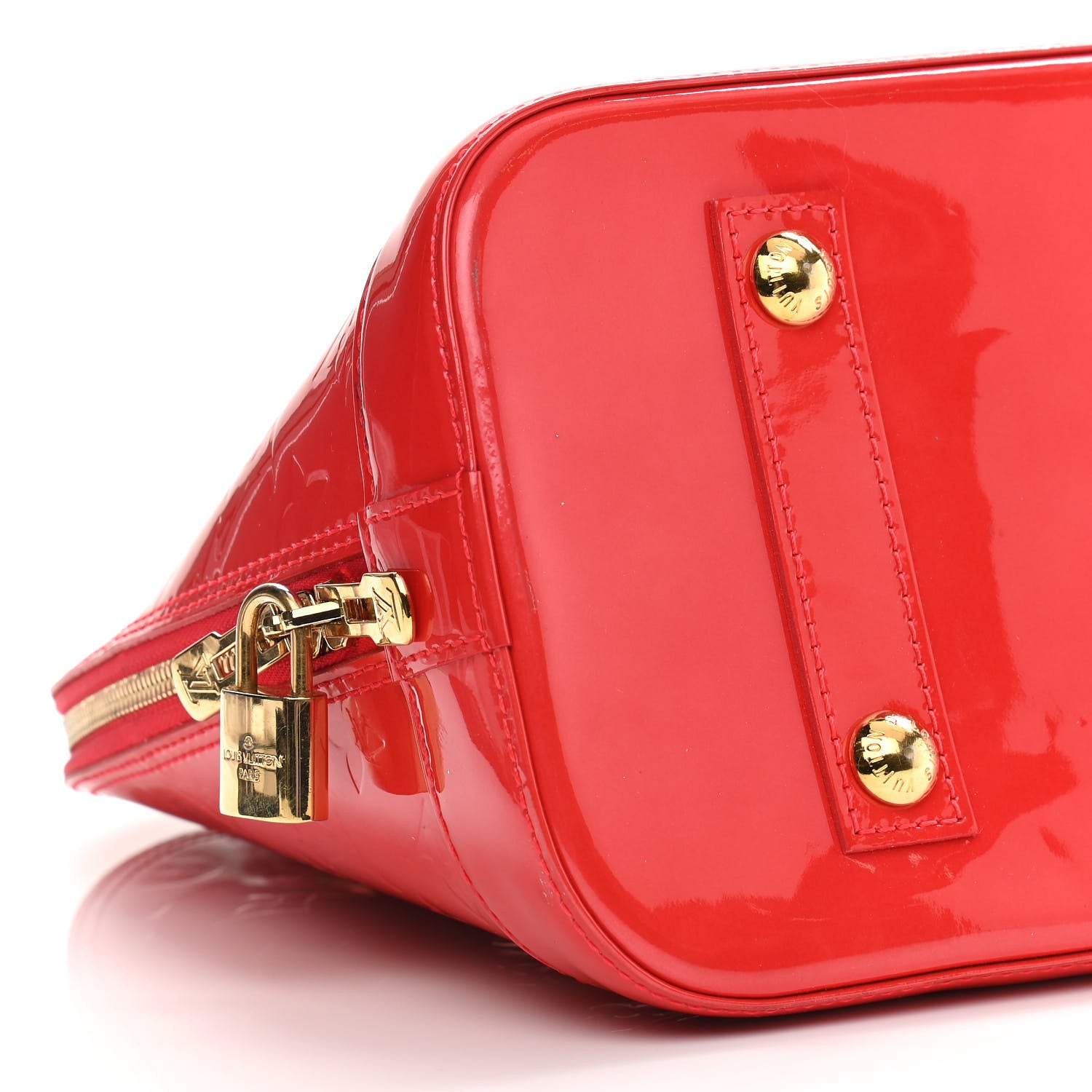 Louis Vuitton Vernis Alma PM Rouge Grenadine 8 of 15