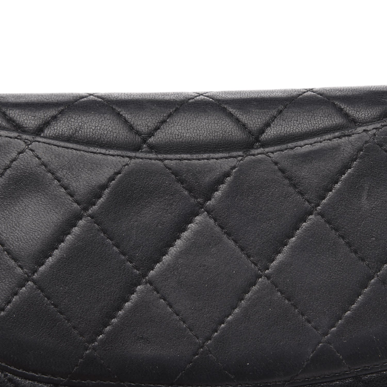 Chanel Lambskin Quilted Yen Wallet Black 11 of 16
