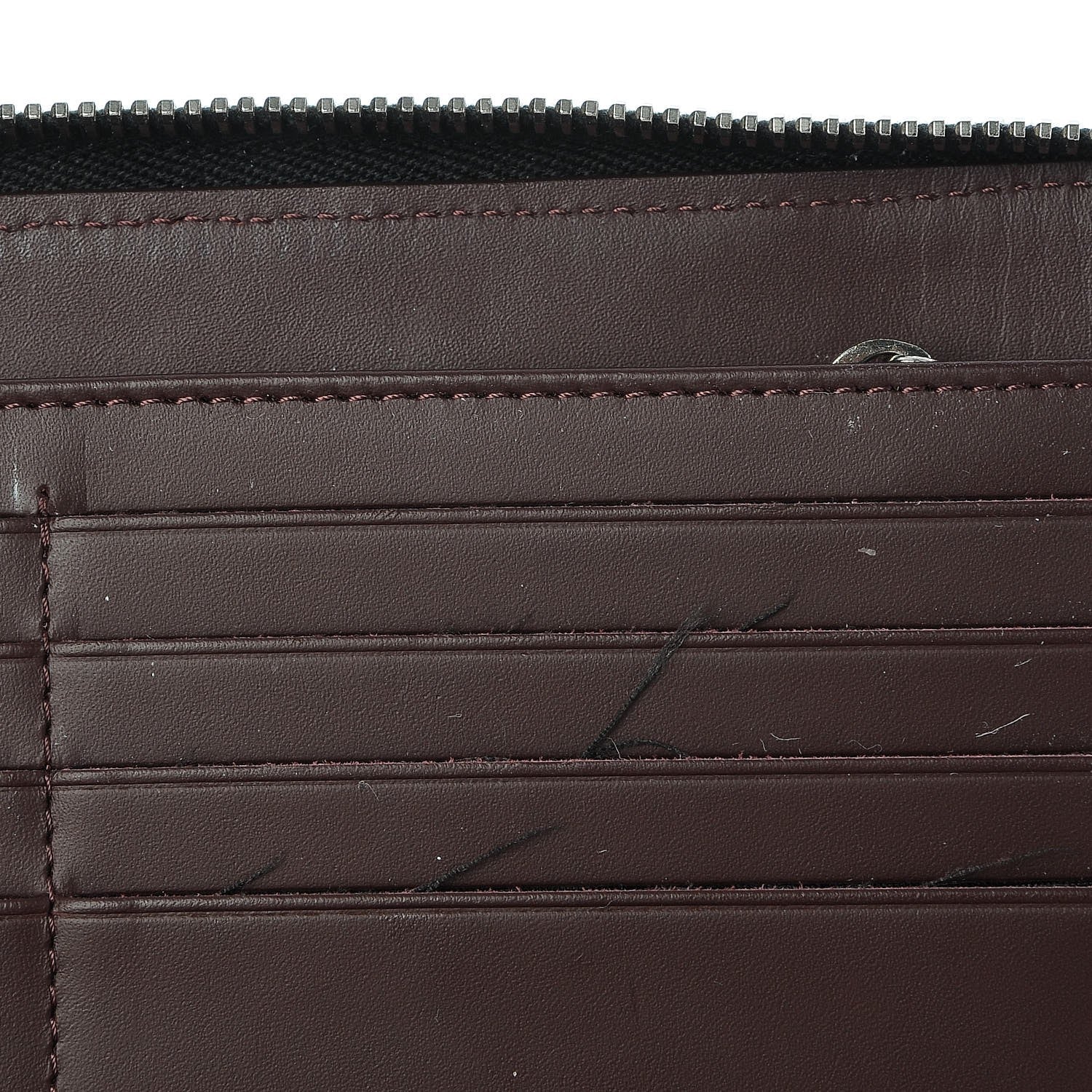 Chanel Caviar Quilted Large Zip Around Organizer Wallet Black 9 of 10