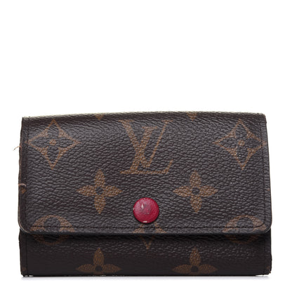Louis Vuitton Monogram 6 Key Multicles Holder Fuchsia 1 of 12
