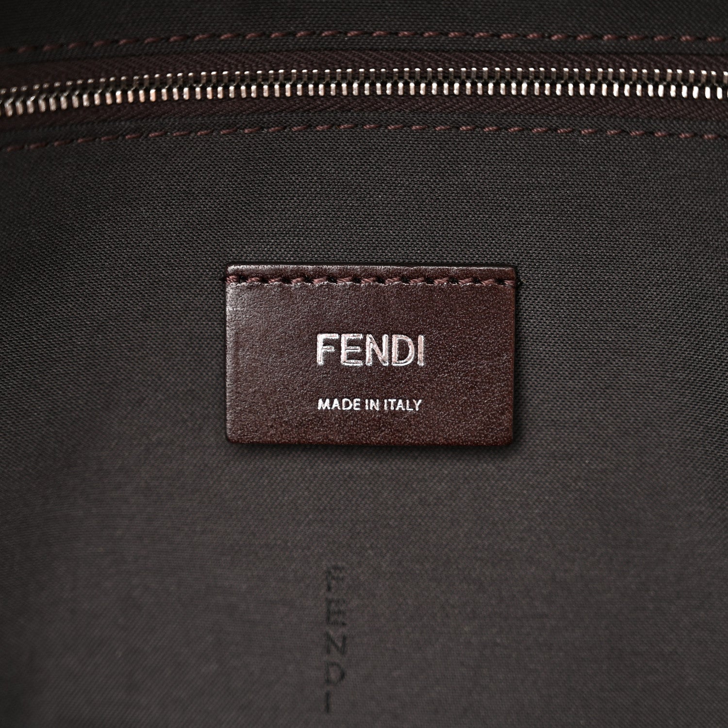 Fendi Glazed Fabric Vitello King FF 1974 Diagonal Pouch Pocket Backpack Tobacco Moro Cuoio 6 of 10