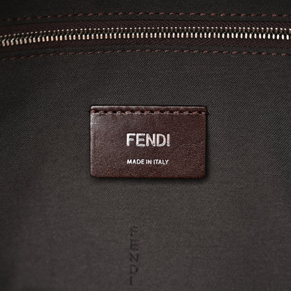 Fendi Glazed Fabric Vitello King FF 1974 Diagonal Pouch Pocket Backpack Tobacco Moro Cuoio 6 of 10