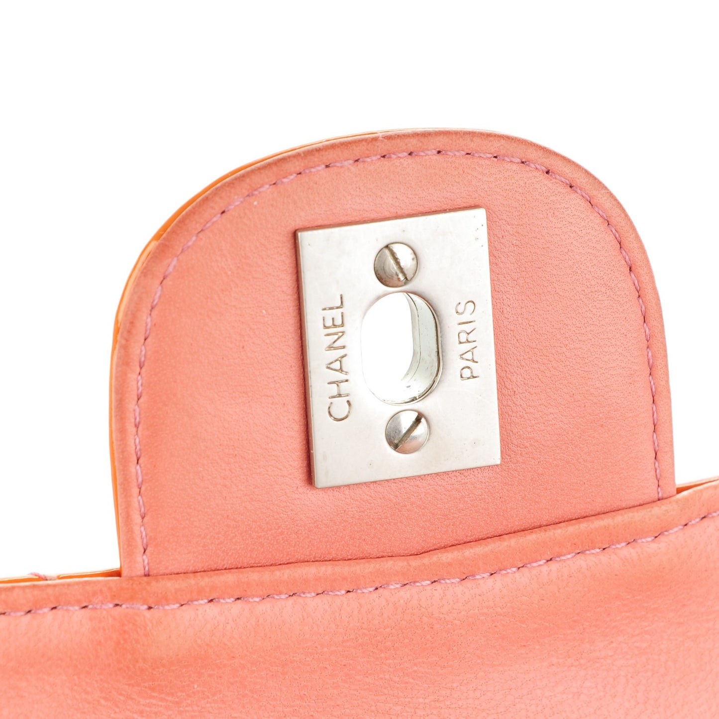 Patent Quilted Medium Single Flap