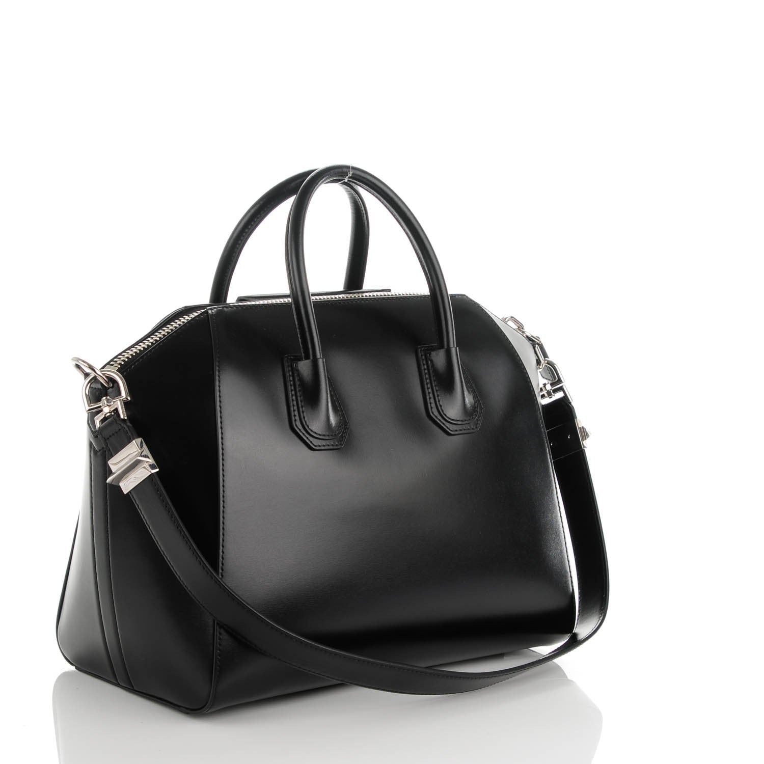 Givenchy Shiny Lord Calfskin Medium Antigona Black 3 of 7