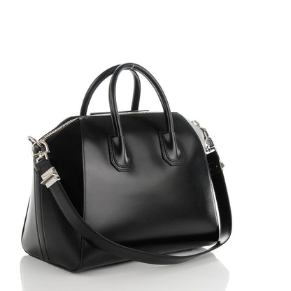 Givenchy Shiny Lord Calfskin Medium Antigona Black 3 of 7