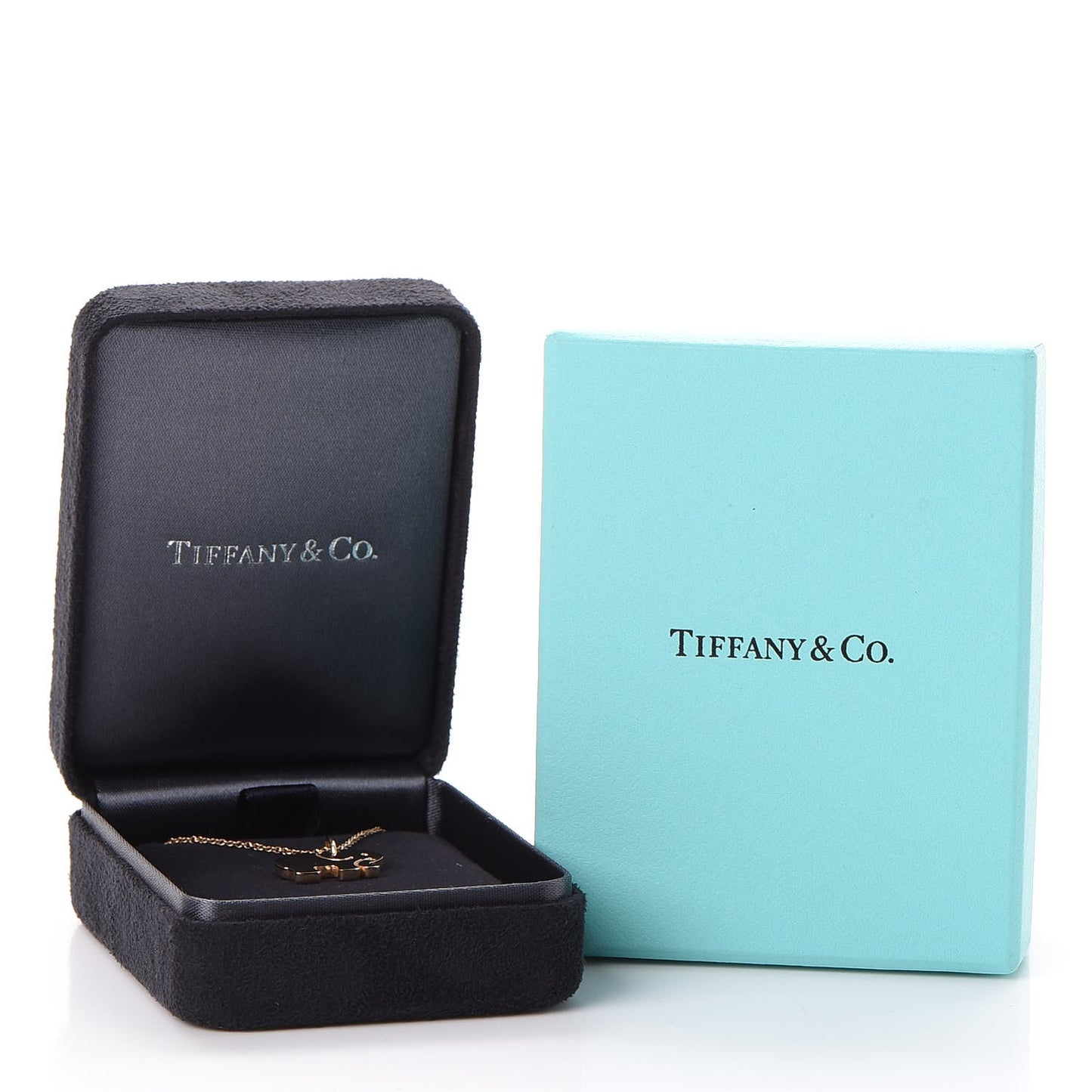 18K Rose Gold Elephant Never Forgets Pendant Necklace