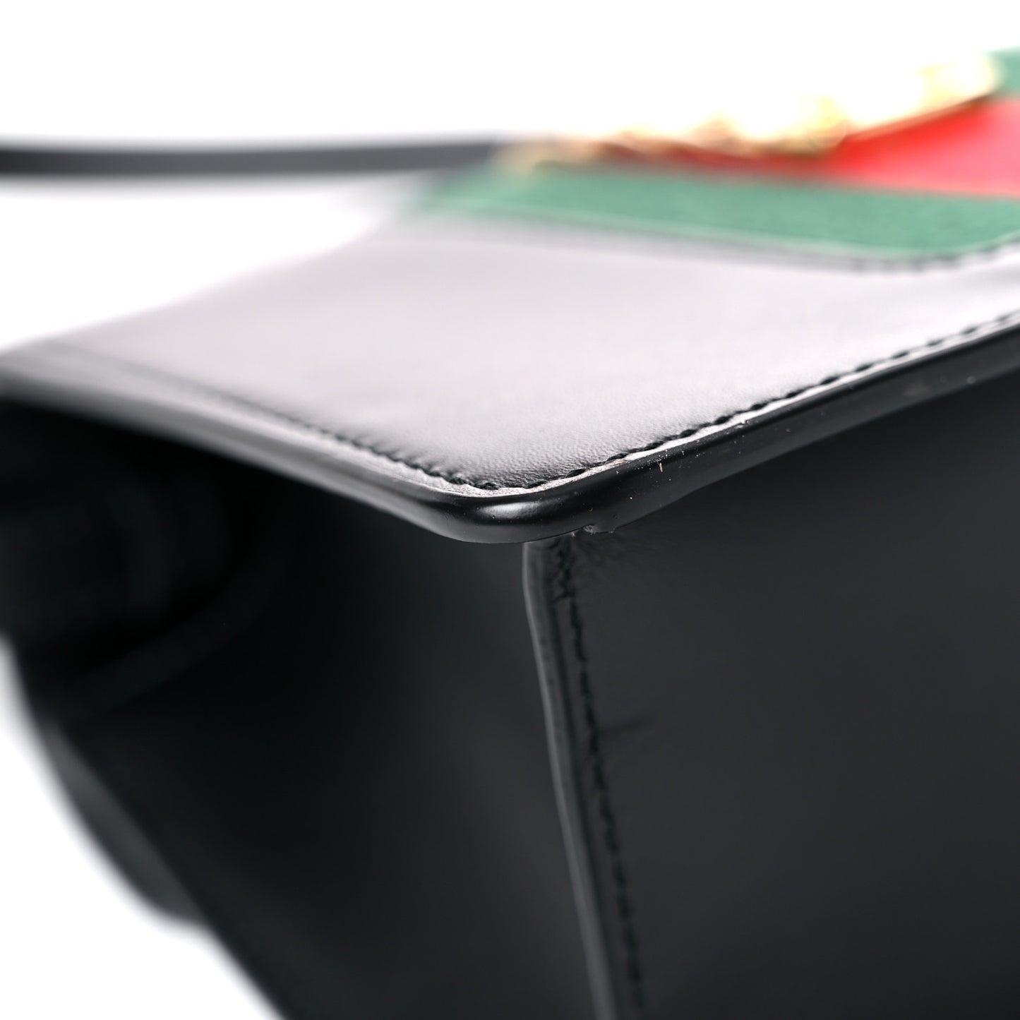 Calfskin Mini Sylvie Top Handle Bag Black