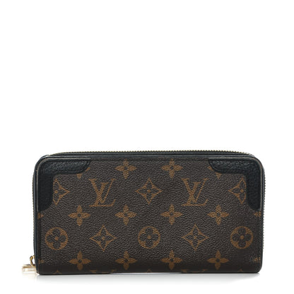 Louis Vuitton Monogram Zippy Retiro Wallet Black 1 of 6