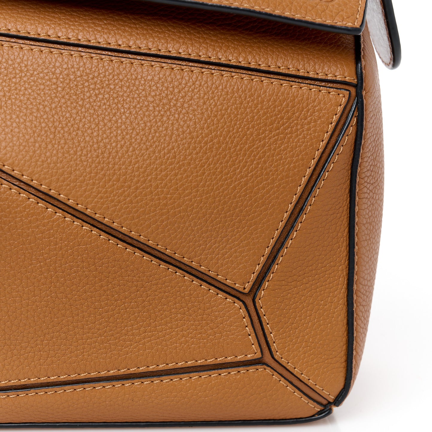 Calfskin Small Puzzle Bag Tan