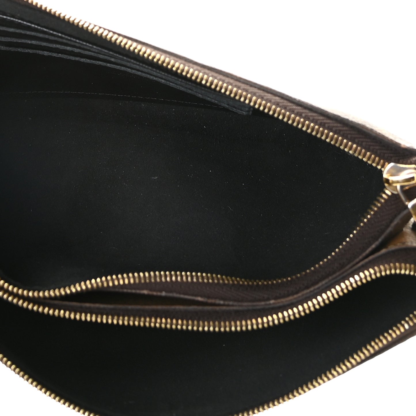 Reverse Monogram Giant Double Zip Pochette
